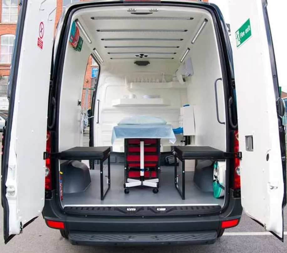 Массаж в фургоне